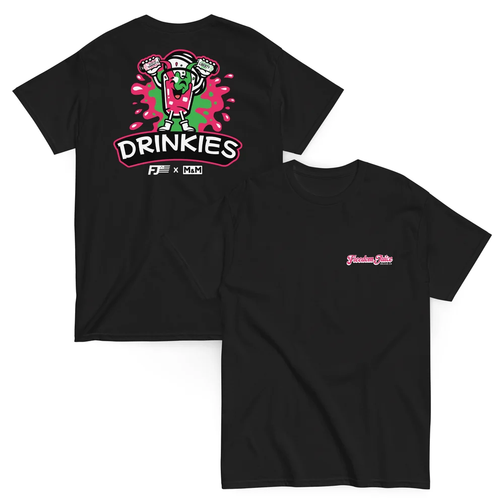 Drinkies Tee — FJ × M&M