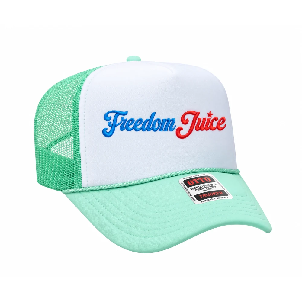Freedom Juice Rope Trucker — Mint, Freedom Juice hat